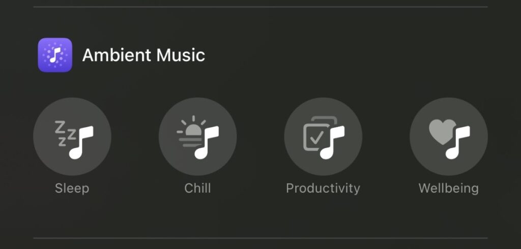 Ambient Music iOS 18.4
