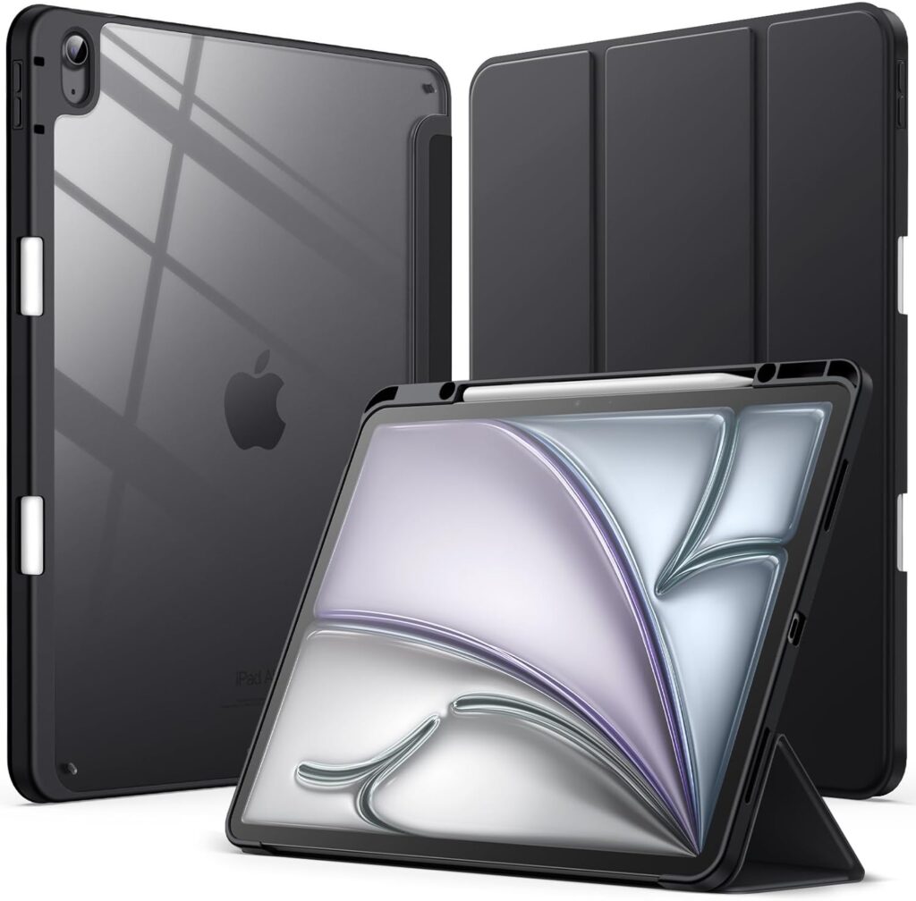 JETech Transparent Black Case for iPad Air