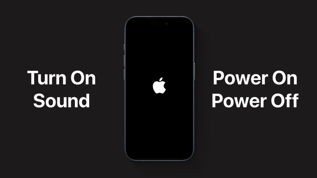 Power on off sound iPhone