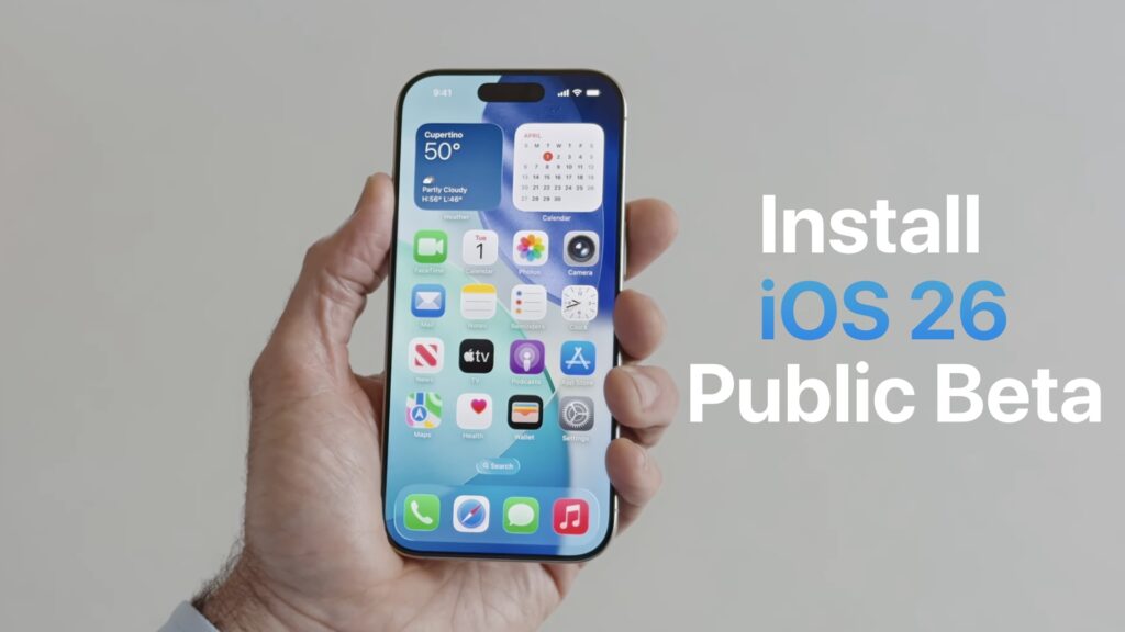 Install iOS 26 Public Beta