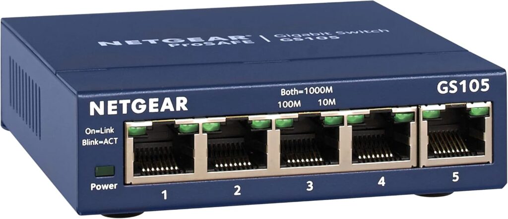 NETGEAR 5-Port Gigabit Ethernet Unmanaged Switch