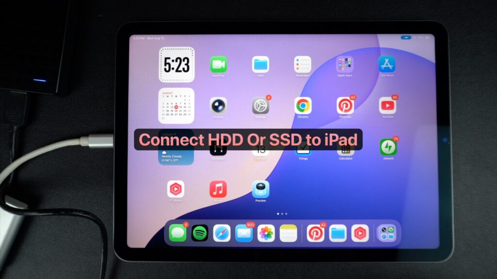 Connect SSD to iPad