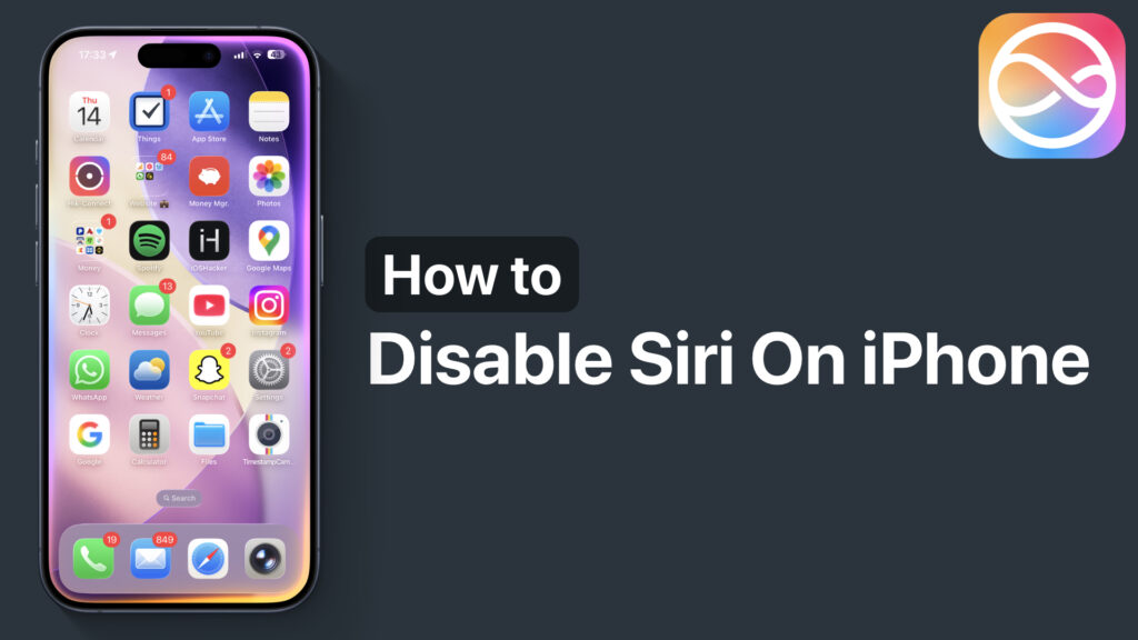 Disable Siri on iPhone