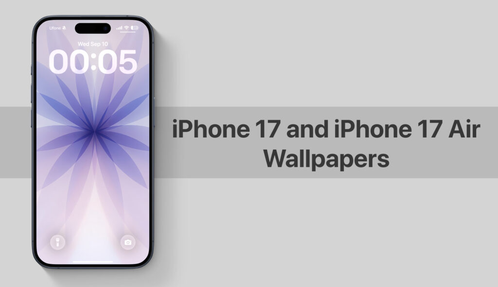 Download iPhone 17 and iPhone 17 Air Wallpapers