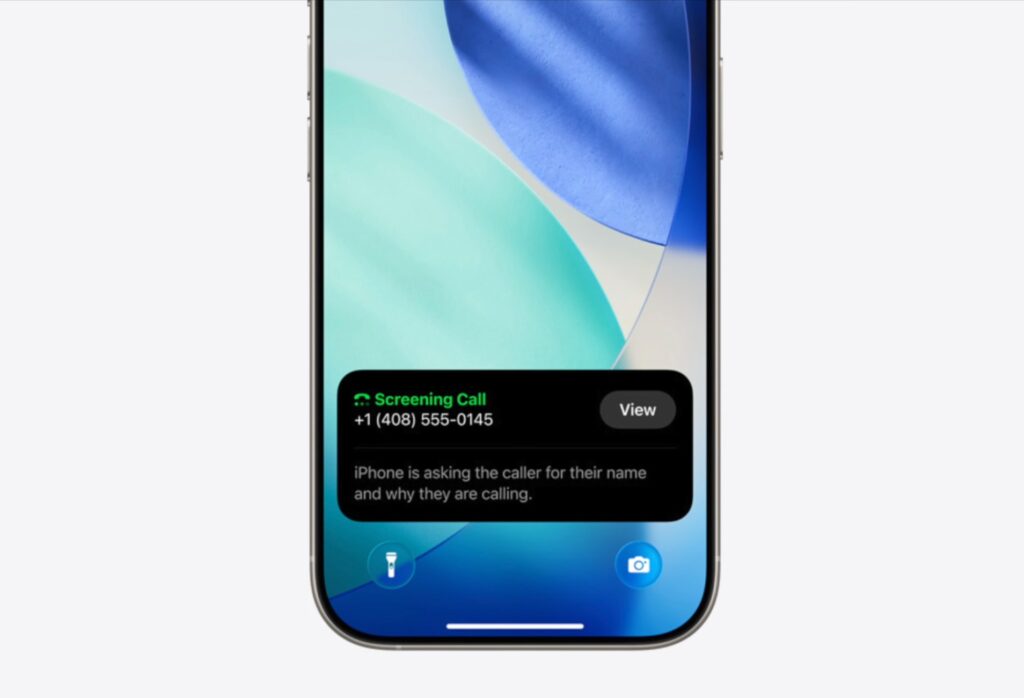 iOS 26 Call Screening