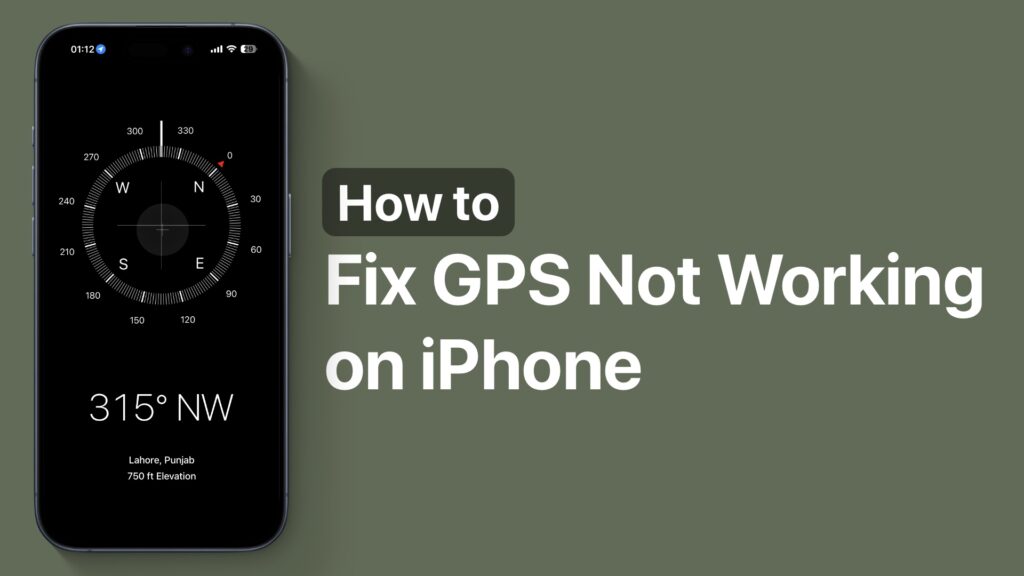 Fix GPS not Working on iPhone