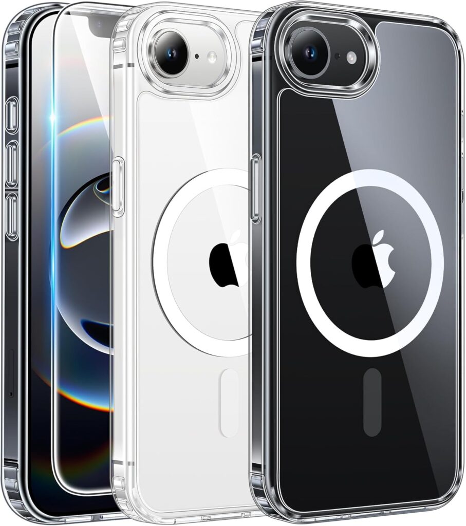 FNTCASE for iPhone 16e & iPhone 17e Case Clear