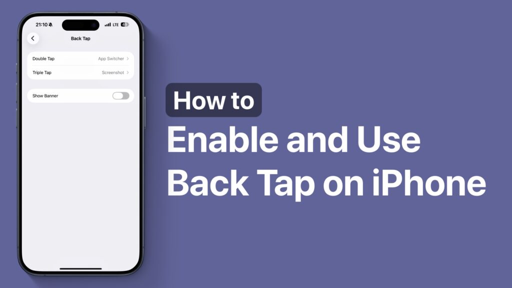 Back Tap on iPhone