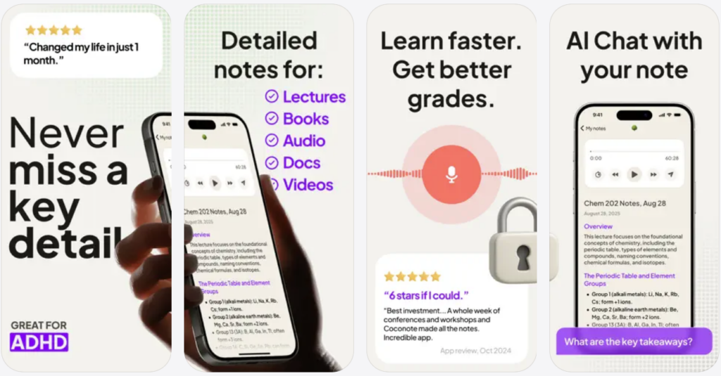 Coconote - AI Note Taker