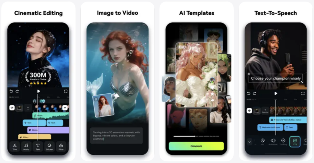 Filmora: AI Video Editor & Maker App