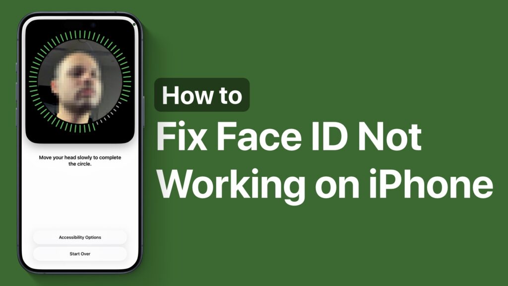 Fix Face ID not working