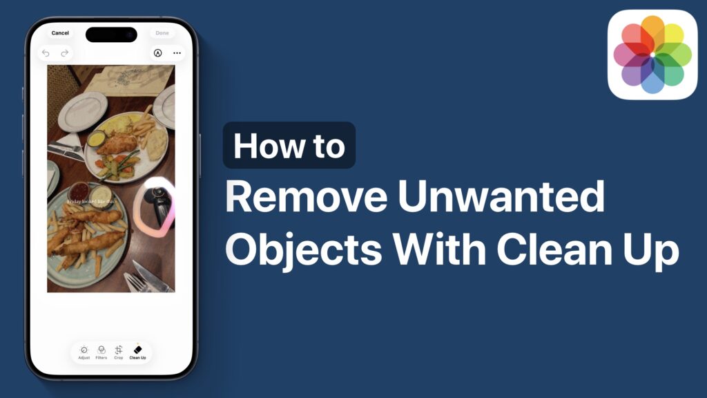 Remove unwanted objects with cleanup photos