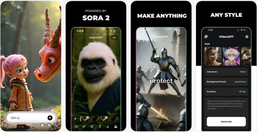 VideoGPT - AI Video Generator