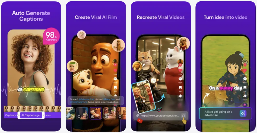 Zeemo: AI video maker & Caption