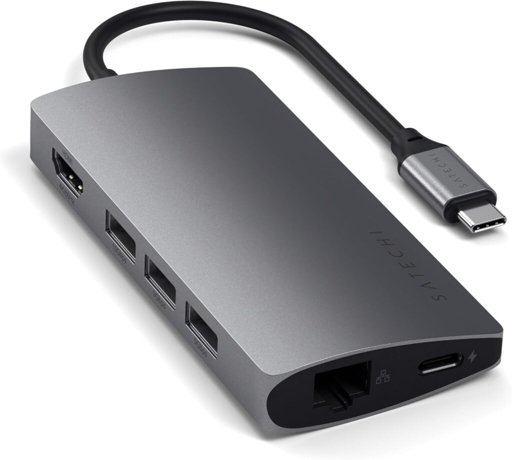 Satechi 8-in-1 USB-C Hub Multiport Adapter V2