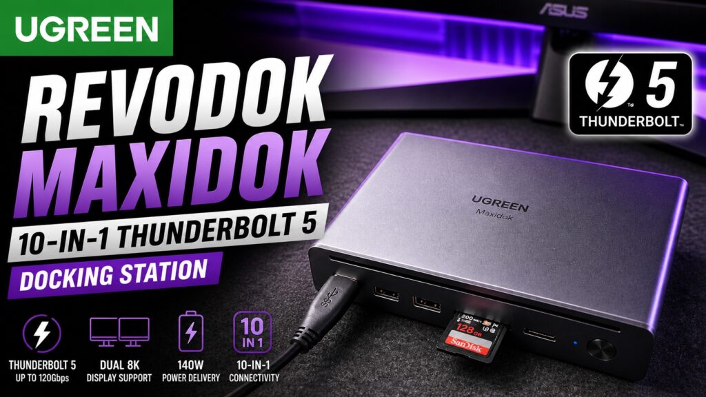 UGREEN Revodok Maxidok 10-in-1 Thunderbolt 5 docking station