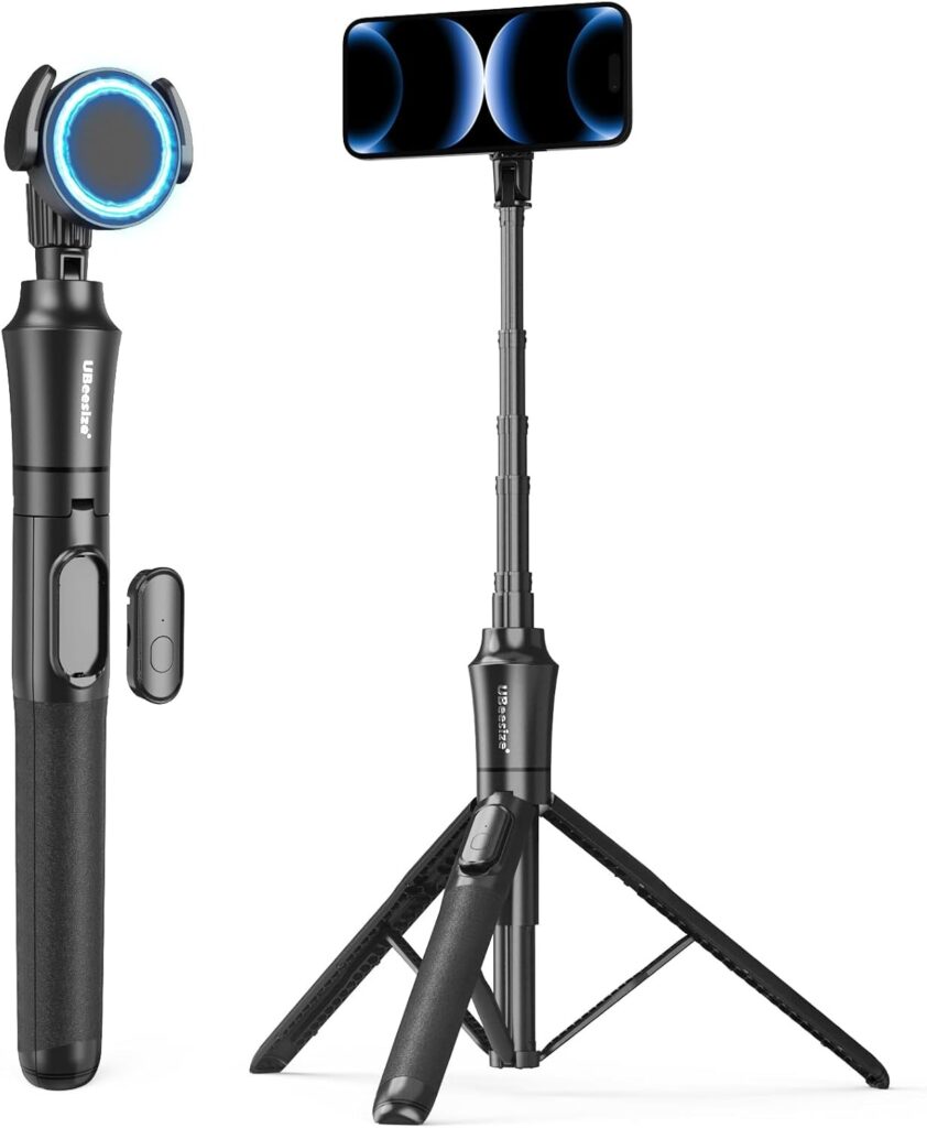 UBeesize 72'' Magnetic Tripod for iPhone