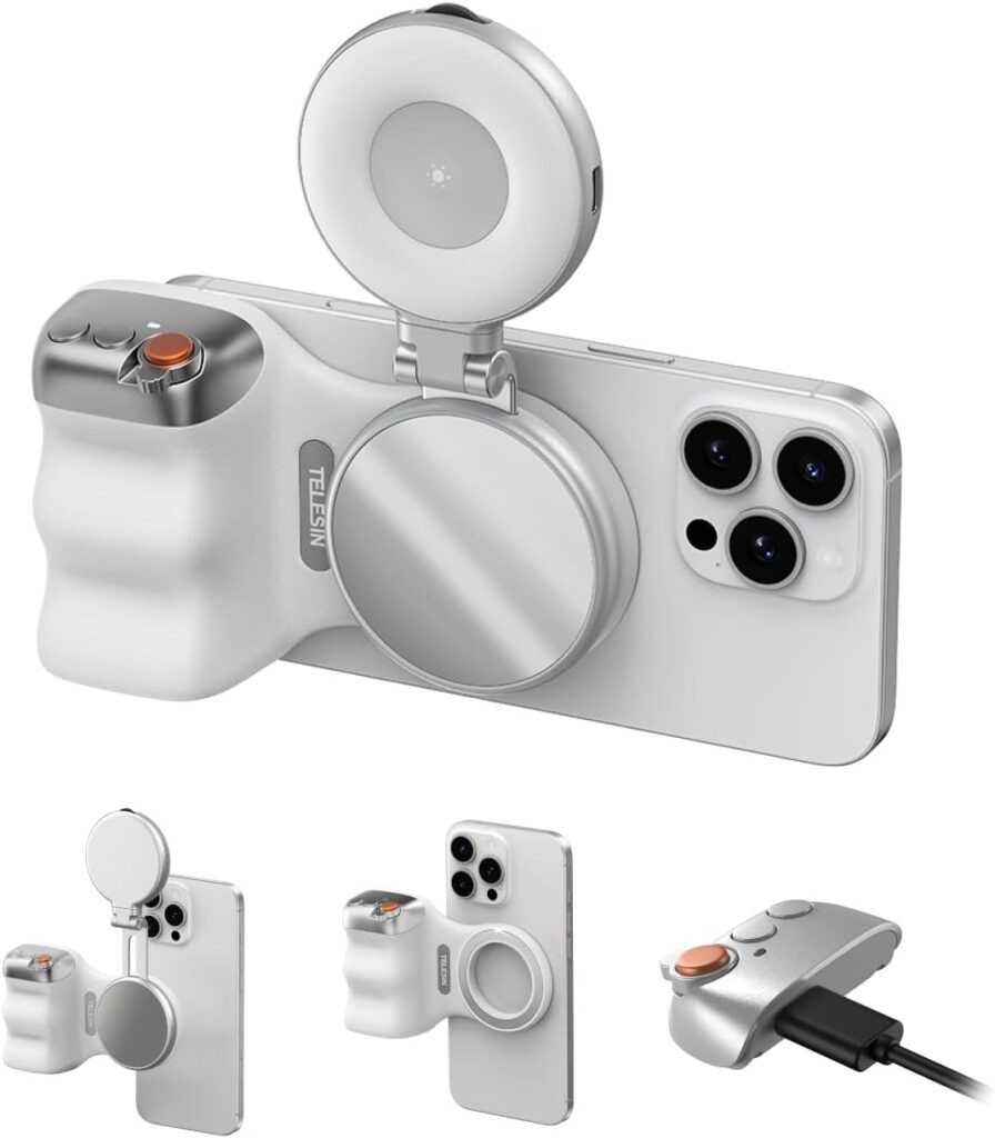 TELESIN Fun Shot Magnetic Phone Camera Grip