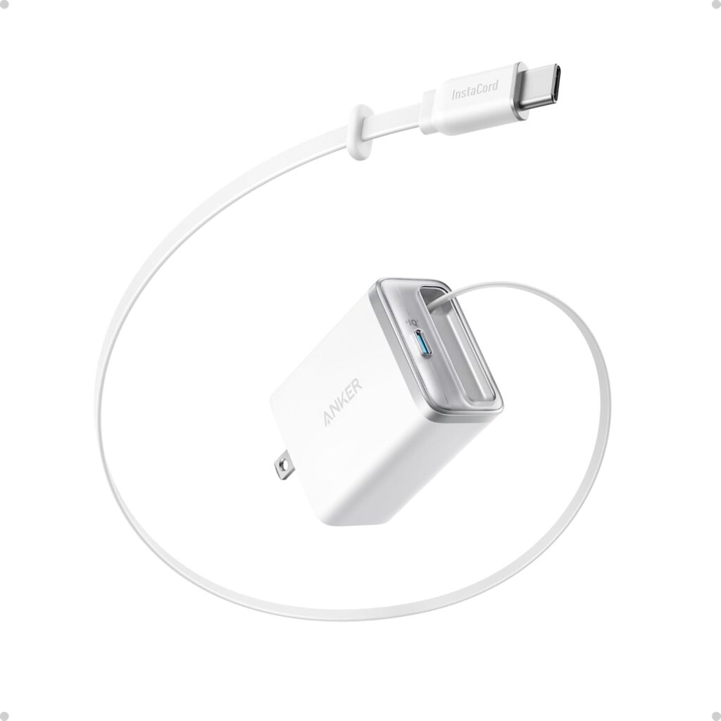 Anker Nano Retractable USB-C Charger Block