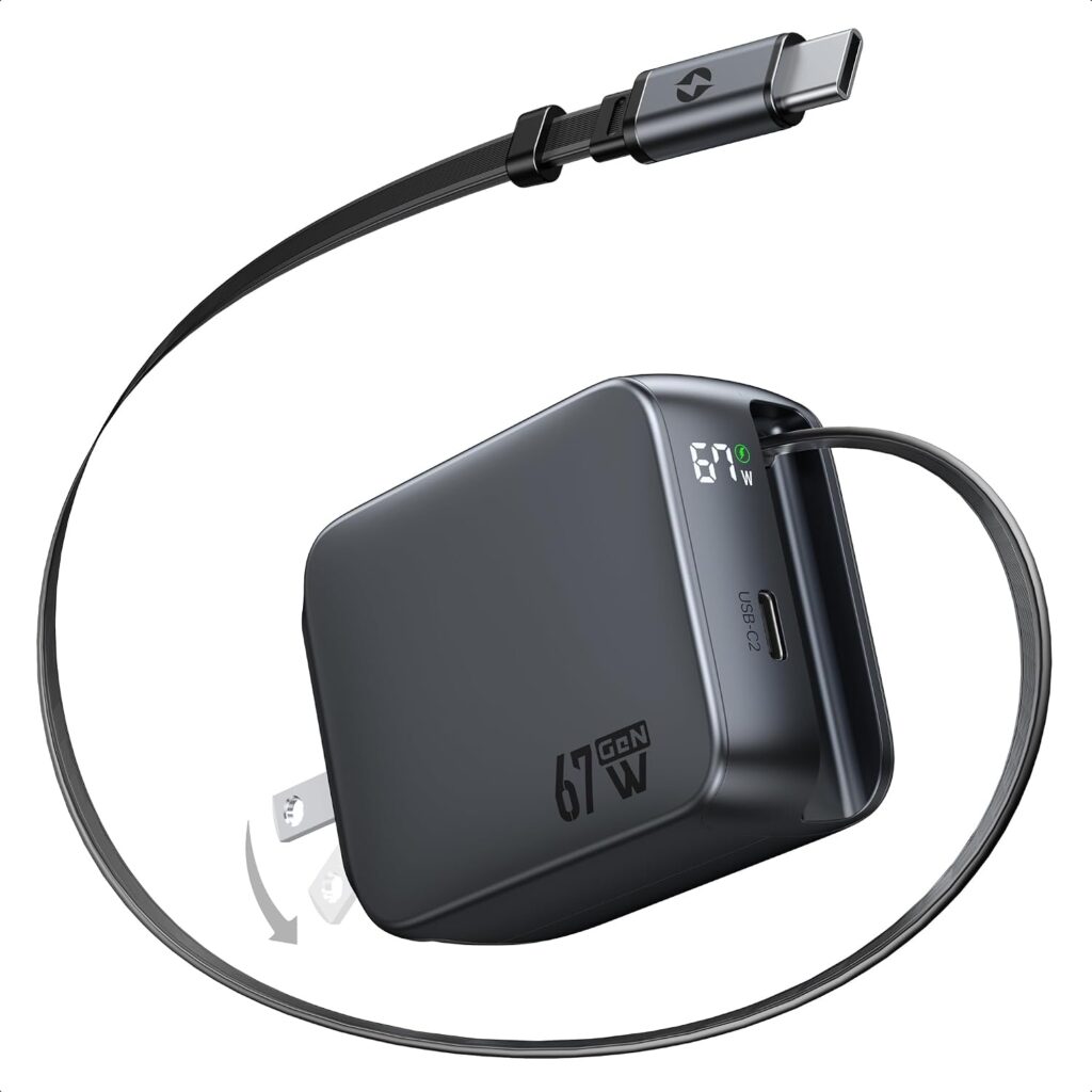 MOKiN Retractable USB-C Charger Cable