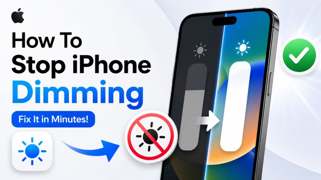 Stop iPhone Screen Dimming