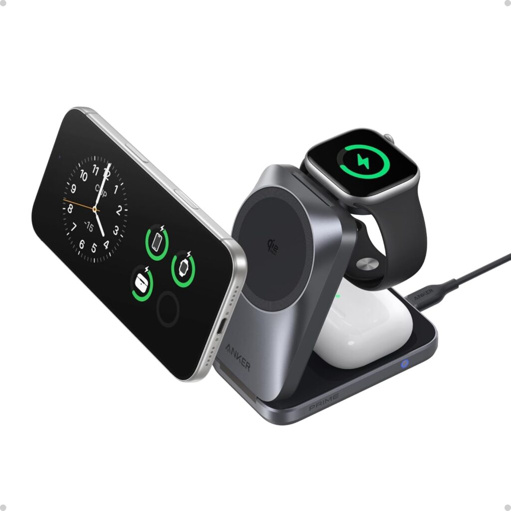 Anker Prime 3-in-1 Foldable MagSafe Charger