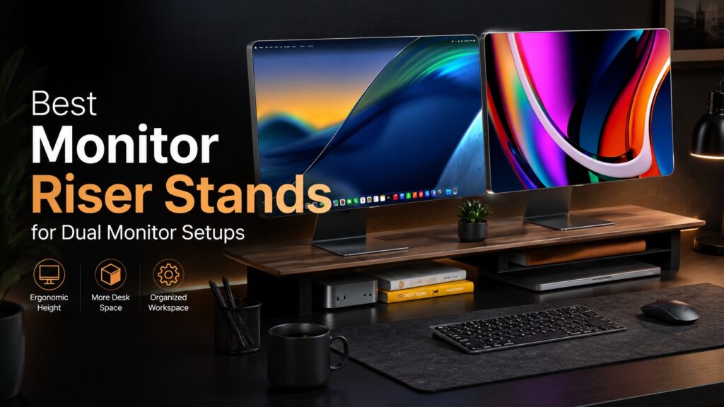 Best monitor riser stands for Dual Monitor setups