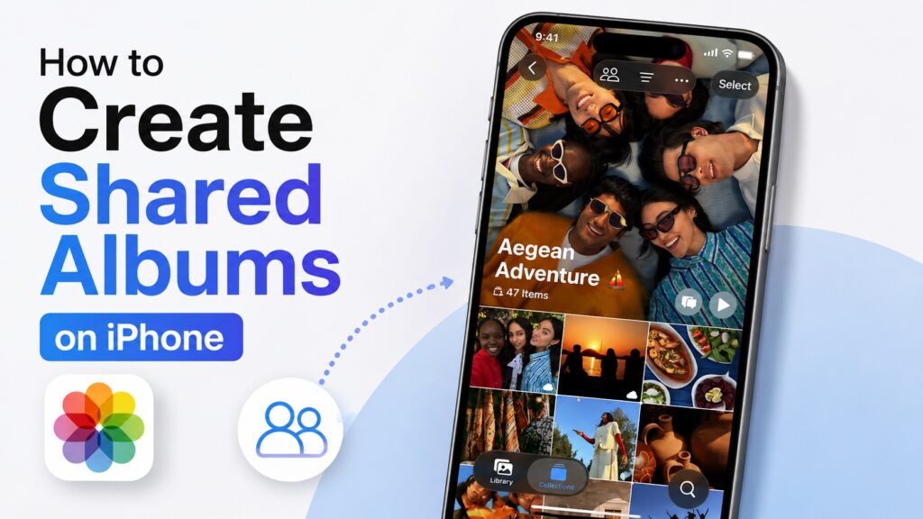 Create Shared Albums on iPhone