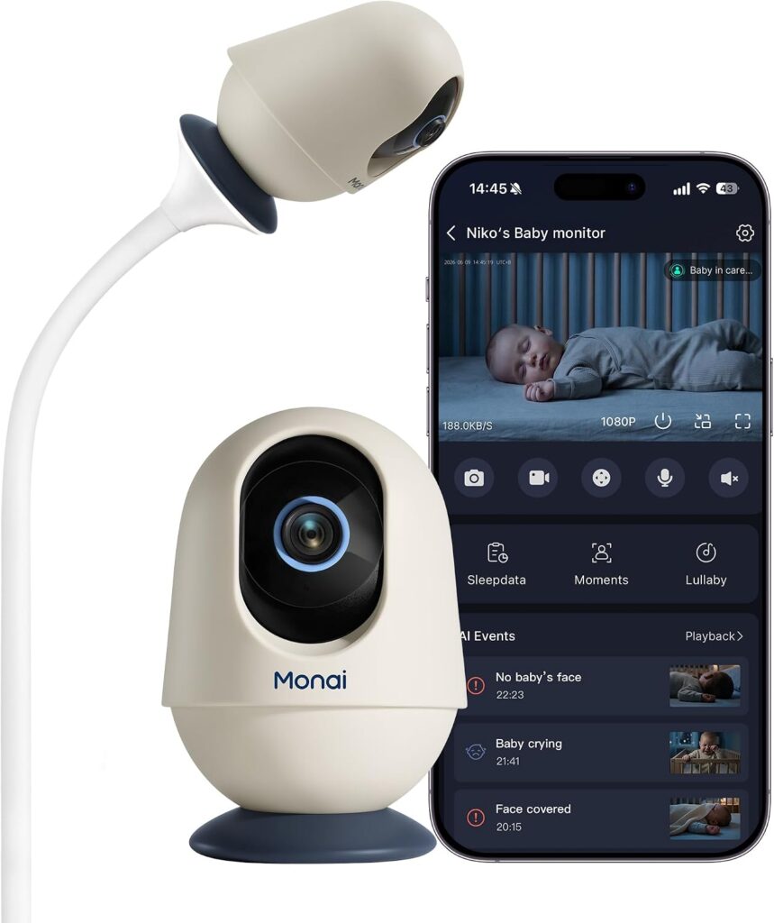 Monai Pro 4K Smart WiFi Baby Monitor