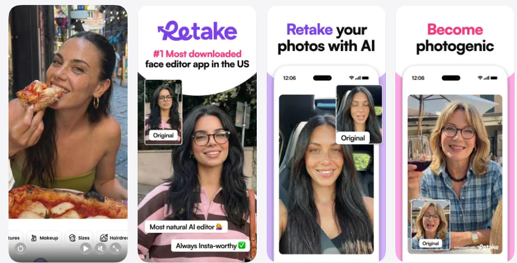 Retake AI Face & Selfie Editor