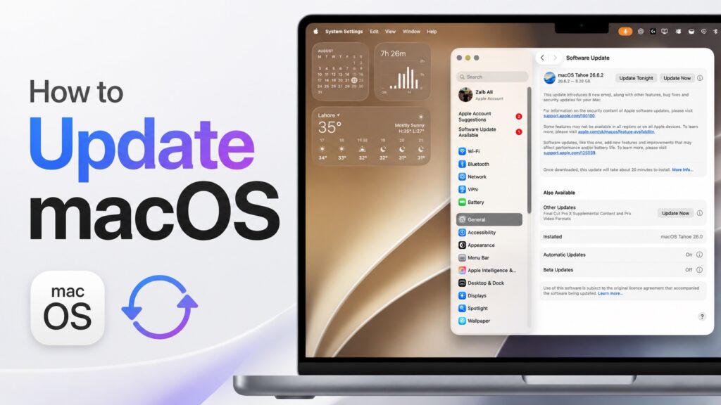 Update macOS on Mac