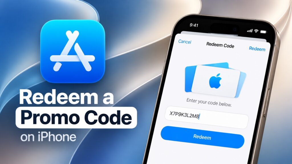 Redeem a promo code on iPhone
