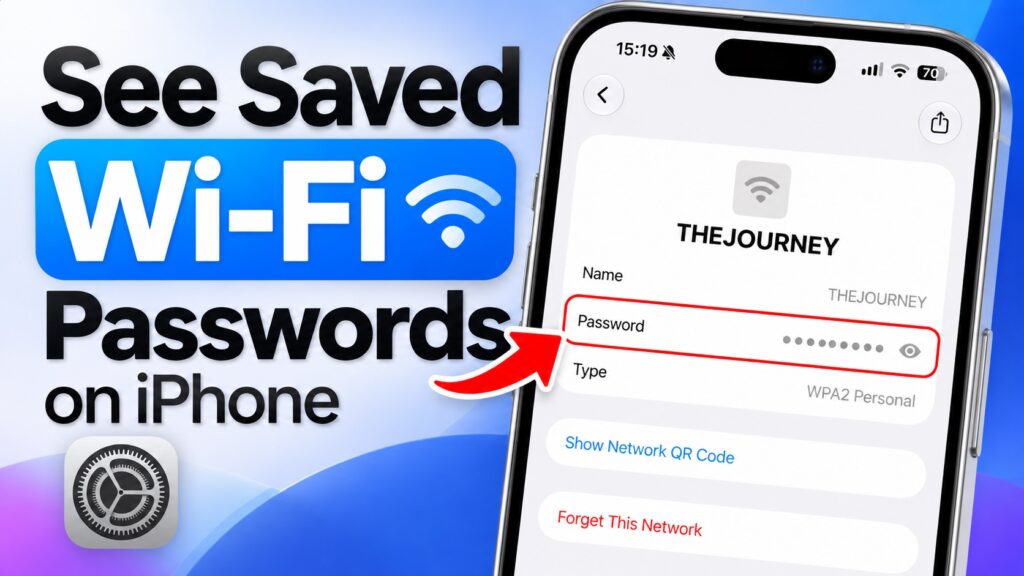 See Wi-Fi Passwords on iPhone