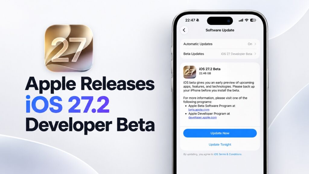 iOS 27.2 Beta