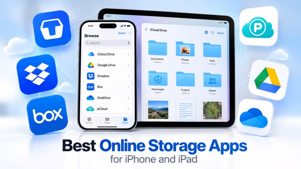 Cloud Storage Apps for iPhone or iPad