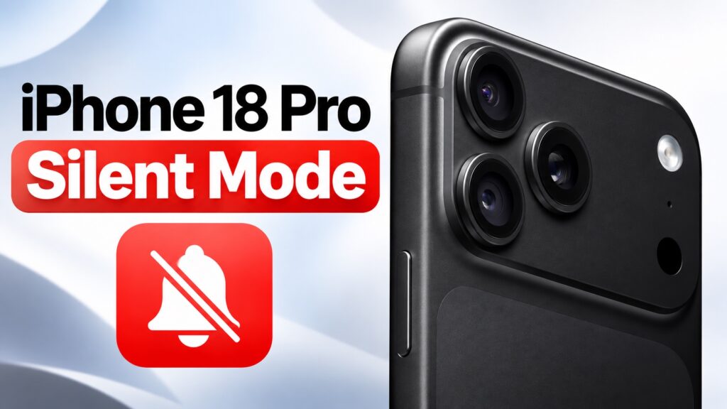 Put iPhone 18 Pro in Silent Mode